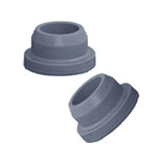 Test comparison rubber stoppers