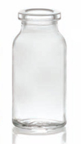 30 ml injection vial, clear, type 1 moulded glass
