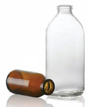1000 ml infusion vial, clear, type 1 moulded glass