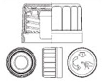 Duma® Twist-Off cap model 3829D