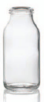 200 ml infusion vial, clear, type 1 moulded glass