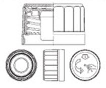 Duma® Twist-Off cap model 2829D