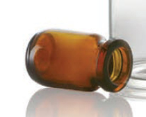5 ml injection vial, amber, type 1 moulded glass