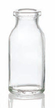 15 ml injection vial, clear, type 2 moulded glass